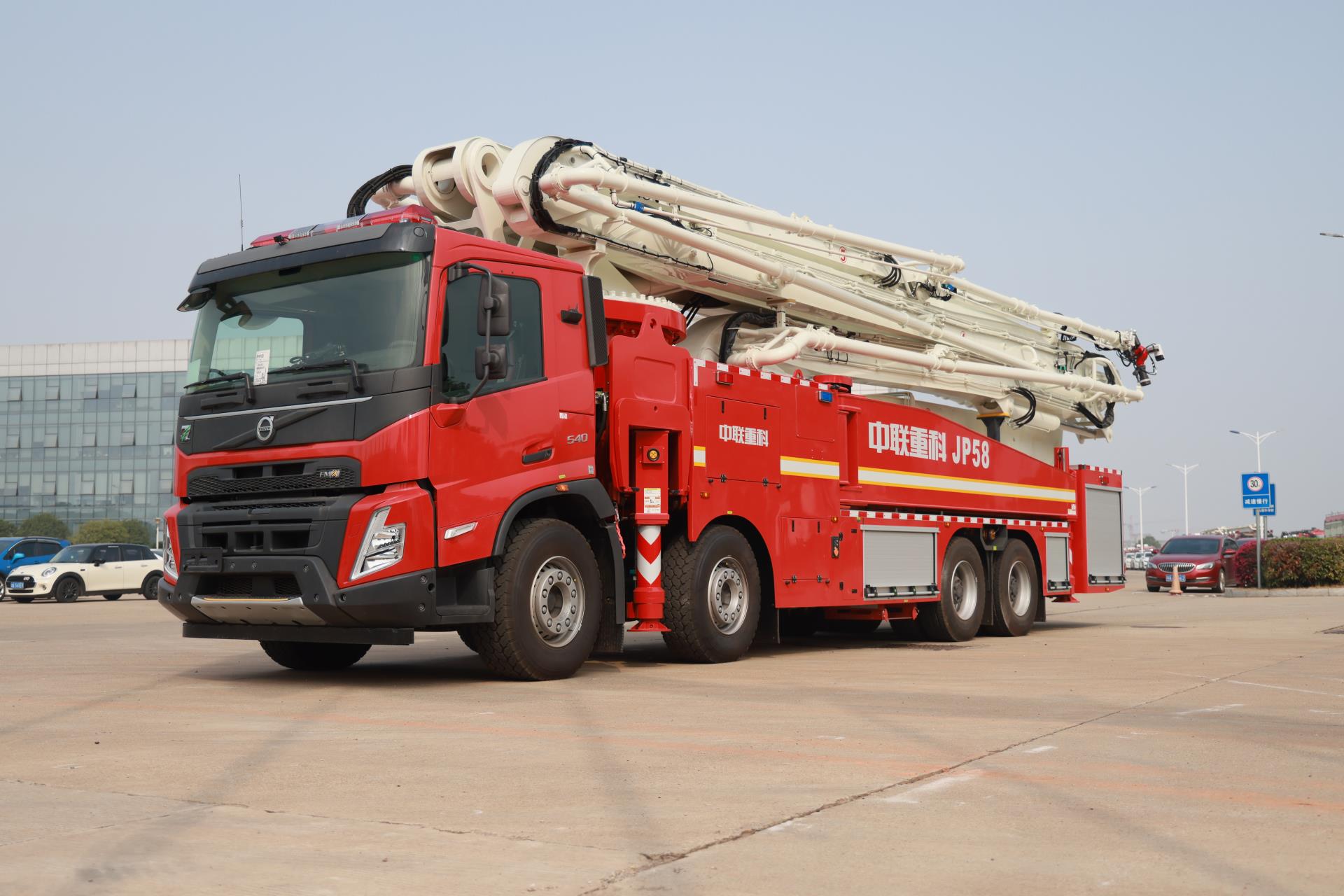 ZLF5430JXFJP58型大跨距抬高喷射消防车_产品型号_产品段位_小类_应急装备_产品中心_ng电子游戏